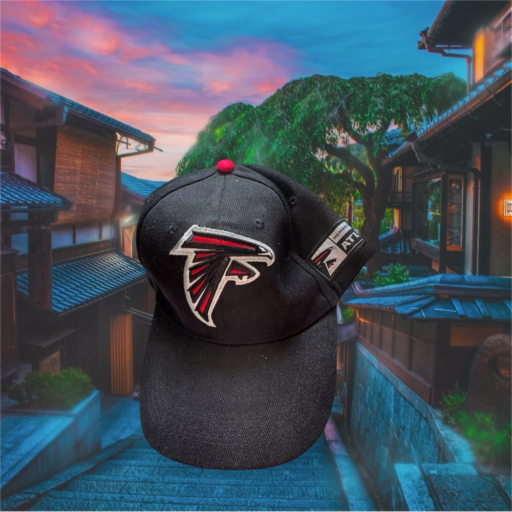 Black Atlanta Falcons Cap